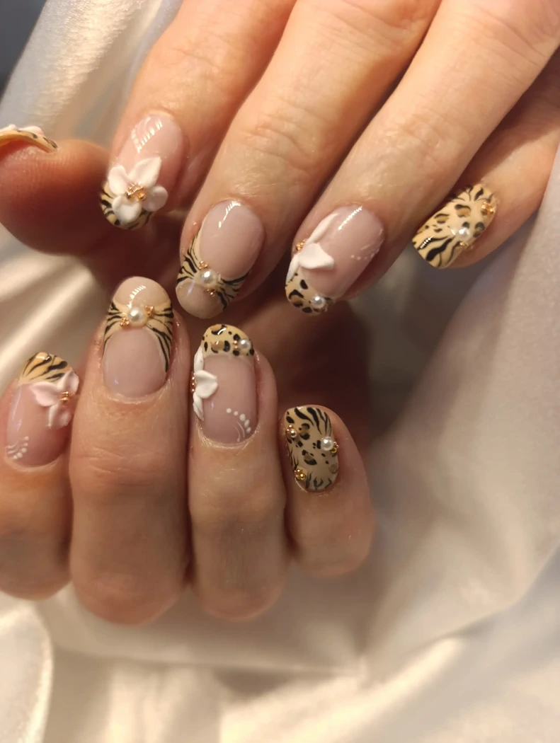 #balanzac #charentemaritime #onglezebre #ongleleopard #ongle3D #french
